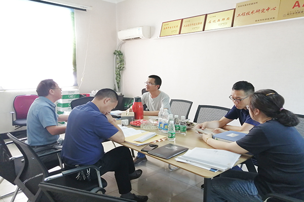 耐高溫涂料客戶來訪江蘇邦杰工廠